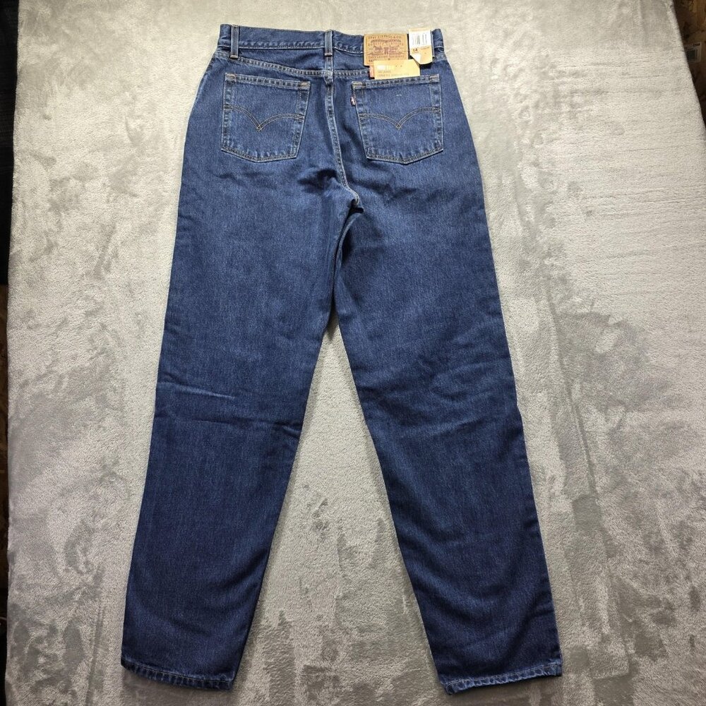 Levis 560 Jeans Womens 14 Long Blue Loose Fit Straight Leg Red Tab Made USA